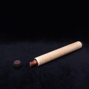 This image portrays XL Dynavap/Vaping Device and/or Blunt/Joint Storage Tube - New Item! by Dovetail Woodwork.