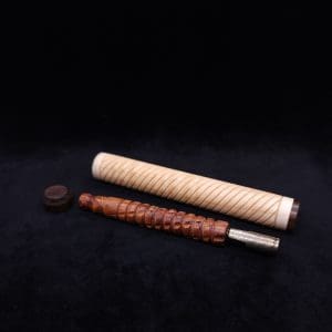 This image portrays XL Dynavap/Vaping Device and/or Blunt/Joint Storage Tube - New Item! by Dovetail Woodwork.