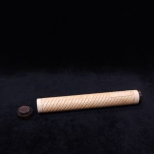This image portrays XL Dynavap/Vaping Device and/or Blunt/Joint Storage Tube - New Item! by Dovetail Woodwork.