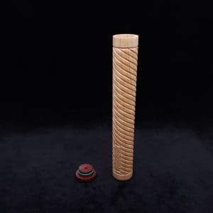 This image portrays XL Dynavap/Vaping Device and/or Blunt/Joint Storage Tube - New Item! by Dovetail Woodwork.