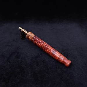 This image portrays Cross-Link Design XL Dynavap Stem + Book-Matched M.P. - New Design ☘ by Dovetail Woodwork.