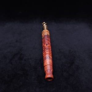 This image portrays Cross-Link Design XL Dynavap Stem + Book-Matched M.P. - New Design ☘ by Dovetail Woodwork.