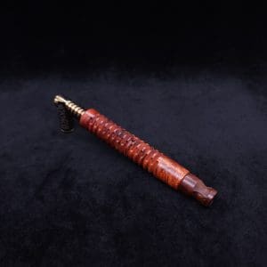 This image portrays Cross-Link Design XL Dynavap Stem + Matched Snakewood M.P. - New Design ☘ by Dovetail Woodwork.