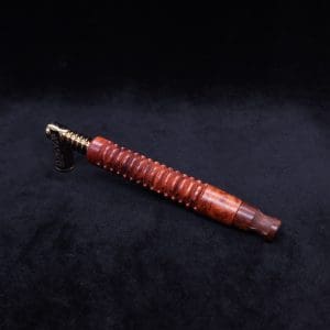 This image portrays Cross-Link Design XL Dynavap Stem + Matched Snakewood M.P. - New Design ☘ by Dovetail Woodwork.
