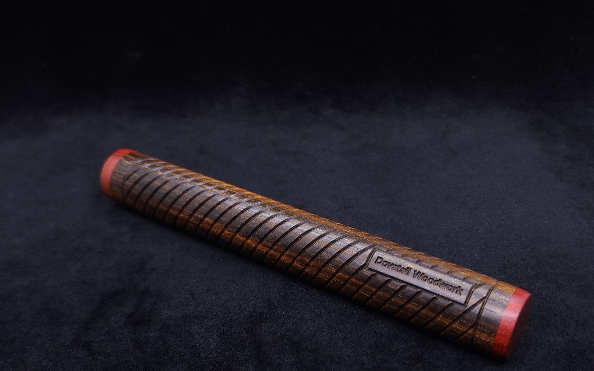This image portrays XL Dynavap/Vaping Device and/or Blunt/Joint Storage Tube - New Item! by Dovetail Woodwork.