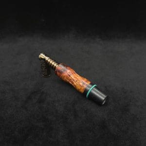 This image portrays Dynavap High Class Amboyna Burl/Ebony Wood14mm WPA/Stem-NEW! by Dovetail Woodwork.