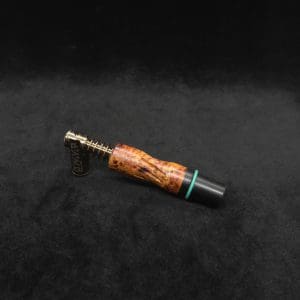 This image portrays Dynavap High Class Amboyna Burl/Ebony Wood14mm WPA/Stem-NEW! by Dovetail Woodwork.