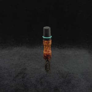 This image portrays Dynavap High Class Amboyna Burl/Ebony Wood14mm WPA/Stem-NEW! by Dovetail Woodwork.