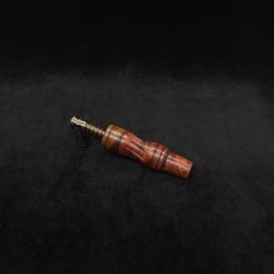 This image portrays Dynavap High Class Amboyna Burl Wood14mm WPA/Stem-NEW! by Dovetail Woodwork.
