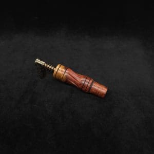 This image portrays Dynavap High Class Amboyna Burl Wood14mm WPA/Stem-NEW! by Dovetail Woodwork.