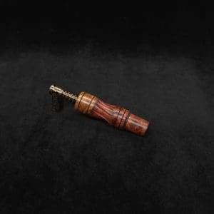 This image portrays Dynavap High Class Amboyna Burl Wood14mm WPA/Stem-NEW! by Dovetail Woodwork.
