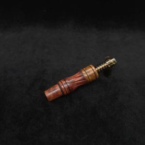 This image portrays Dynavap High Class Amboyna Burl Wood14mm WPA/Stem-NEW! by Dovetail Woodwork.