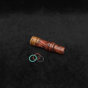 This image portrays Dynavap High Class Amboyna Burl Wood14mm WPA/Stem-NEW! by Dovetail Woodwork.