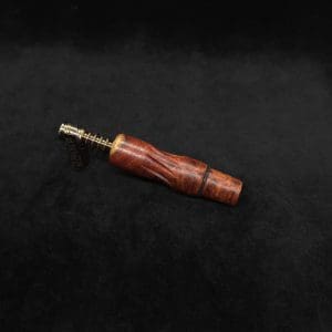 This image portrays Dynavap High Class Amboyna Burl Wood14mm WPA/Stem-NEW! by Dovetail Woodwork.