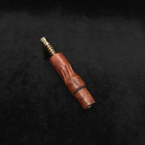 This image portrays Dynavap High Class Amboyna Burl Wood14mm WPA/Stem-NEW! by Dovetail Woodwork.