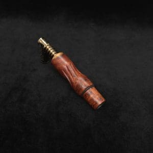 This image portrays Dynavap High Class Amboyna Burl Wood14mm WPA/Stem-NEW! by Dovetail Woodwork.