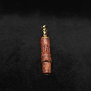 This image portrays Dynavap High Class Amboyna Burl Wood14mm WPA/Stem-NEW! by Dovetail Woodwork.