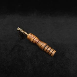 This image portrays Dynavap Specialty Mixed Burl Wood 14mm WPA/Stem-NEW! by Dovetail Woodwork.
