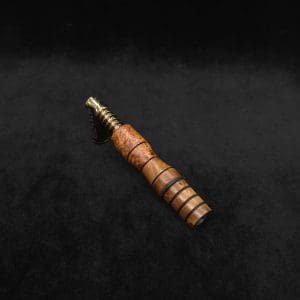 This image portrays Dynavap Specialty Mixed Burl Wood 14mm WPA/Stem-NEW! by Dovetail Woodwork.