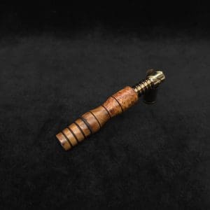 This image portrays Dynavap Specialty Mixed Burl Wood 14mm WPA/Stem-NEW! by Dovetail Woodwork.