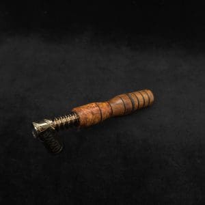This image portrays Dynavap Specialty Mixed Burl Wood 14mm WPA/Stem-NEW! by Dovetail Woodwork.