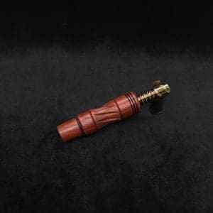 This image portrays Dynavap High Class Redheart Wood 14mm WPA/Stem-NEW! by Dovetail Woodwork.
