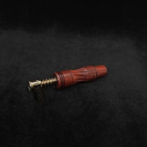This image portrays Dynavap High Class Redheart Wood 14mm WPA/Stem-NEW! by Dovetail Woodwork.