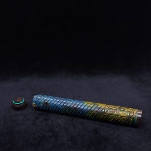 This image portrays XL Dynavap/Vaping Device and/or Blunt/Joint Storage Tube - New Item! by Dovetail Woodwork.