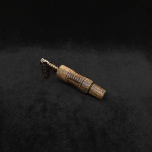 This image portrays Dynavap High Class Black Limba Burl Wood 14mm WPA/Stem-NEW! by Dovetail Woodwork.