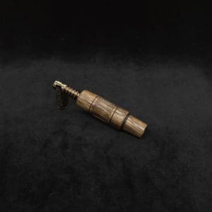 This image portrays Dynavap High Class Black Limba Burl Wood 14mm WPA/Stem-NEW! by Dovetail Woodwork.