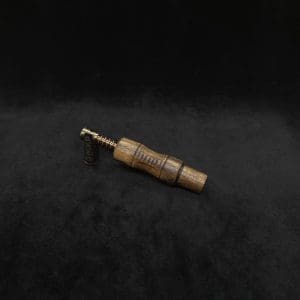 This image portrays Dynavap High Class Black Limba Burl Wood 14mm WPA/Stem-NEW! by Dovetail Woodwork.