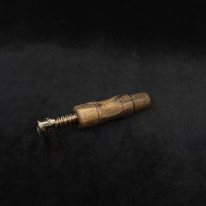 This image portrays Dynavap High Class Black Limba Burl Wood 14mm WPA/Stem-NEW! by Dovetail Woodwork.