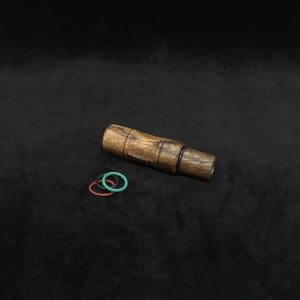 This image portrays Dynavap High Class Black Limba Burl Wood 14mm WPA/Stem-NEW! by Dovetail Woodwork.