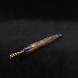This image portrays The King's Stem XL Burl Hybrid Dynavap Midsection + Book-Matched M.P. - NEW DESIGN ☘ by Dovetail Woodwork.