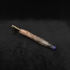 This image portrays The King's Stem XL Burl Hybrid Dynavap Midsection + Book-Matched M.P. - NEW DESIGN ☘ by Dovetail Woodwork.