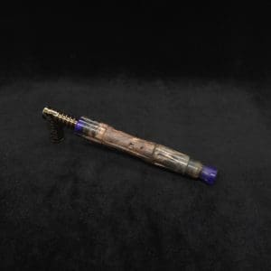 This image portrays The King's Stem XL Burl Hybrid Dynavap Midsection + Book-Matched M.P. - NEW DESIGN ☘ by Dovetail Woodwork.