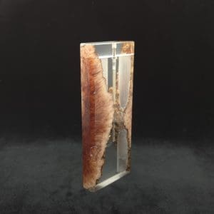 This image portrays Dynavap Dugout Device/Material Storage Case-Manzanita Burl Hybrid XXL by Dovetail Woodwork.