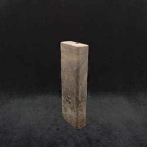 This image portrays Dynavap Device Dugout/Material Storage Case-Raw Walnut Burl-Slim Stash XL by Dovetail Woodwork.