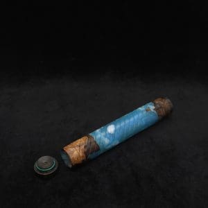 This image portrays (Standard) Dynavap/Vaping Device and/or Blunt/Joint Storage Tube - ☘ by Dovetail Woodwork.