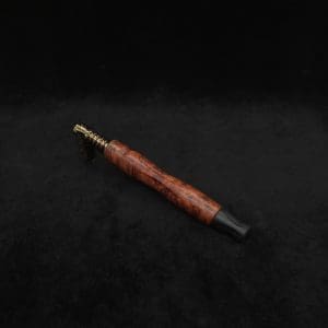 This image portrays Dynavap HyperDyn/Finned XL (D.W. Revision) + Matched Ebony M.P. by Dovetail Woodwork.