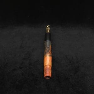This image portrays Tri-Axial XL Dynavap Stem Buckeye Burl Hybrid + (2) Book-Matched M.P.'s by Dovetail Woodwork.
