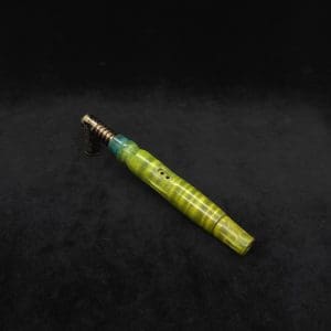 This image portrays Diamond Wing XL Burl Dynavap Stem + Book-Matched M.P. by Dovetail Woodwork.