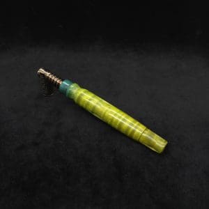 This image portrays Diamond Wing XL Burl Dynavap Stem + Book-Matched M.P. by Dovetail Woodwork.