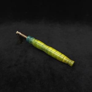 This image portrays Diamond Wing XL Burl Dynavap Stem + Book-Matched M.P. by Dovetail Woodwork.
