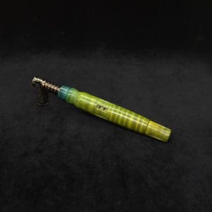 This image portrays Diamond Wing XL Burl Dynavap Stem + Book-Matched M.P. by Dovetail Woodwork.