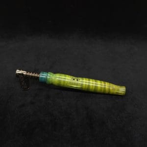 This image portrays Diamond Wing XL Burl Dynavap Stem + Book-Matched M.P. by Dovetail Woodwork.