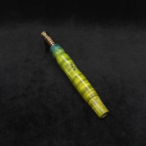 This image portrays Diamond Wing XL Burl Dynavap Stem + Book-Matched M.P. by Dovetail Woodwork.