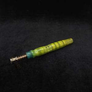 This image portrays Diamond Wing XL Burl Dynavap Stem + Book-Matched M.P. by Dovetail Woodwork.