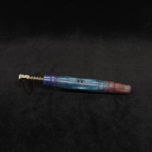 This image portrays Dynavap HyperDyn XL (D.W. Revision) + Book-Matched M.P. by Dovetail Woodwork.