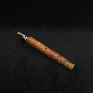 This image portrays Specialty Design XL Dynavap Stem + Book-Matched M.P. - New! by Dovetail Woodwork.